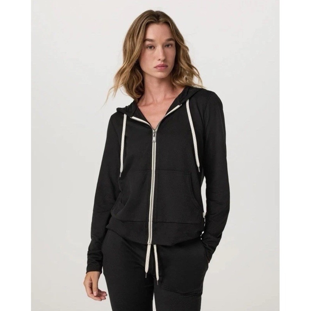 EUC Vuori HALO MODERN Performance full zip hoodie jacket BLACK XL